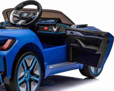 Makinë elektrike lodër BMW i4, me telekomandë, drita LED, e bardhë
