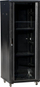 Kabinet rrjeti në këmbë Q-LANTEC 19", 42U, 600x600 mm, derë xhami, i zi