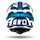 Helmetë motocross Airoh Aviator 3 Saber, madhësia S, bardh e kaltër e verdhë