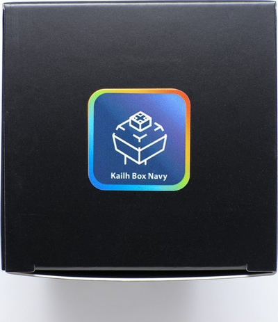 Сет прекинувачи за тастатура Ducky Kailh Box Navy, механички, 110 парчиња, проѕирни