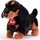 Lodër pellushi Trudi Classic Dachshund Leo S, qen dachshund, kafe