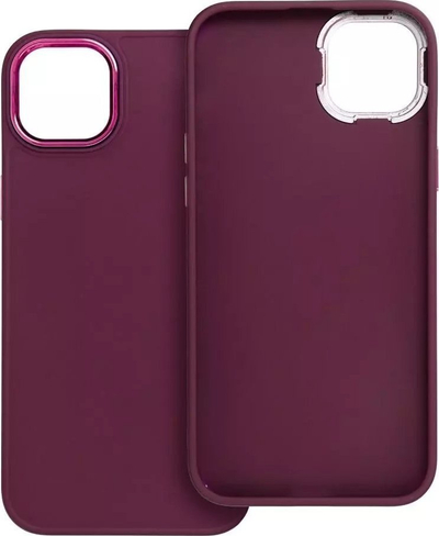 Cover telefoni për iPhone 14 Plus, TPU, me mbrojtje kamerash, vjollcë e errët