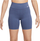 Shorts sportivë për femra Nike One Mid Rise, Dri FIT, blu