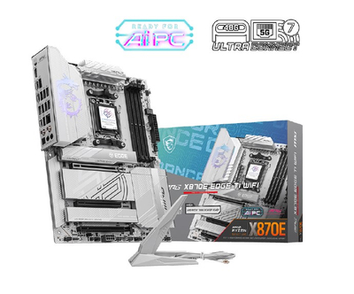 Pllakë amë MSI MPG X870E EDGE TI WiFi AM5 DDR5 PCIe 5.0 ATX