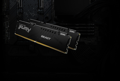 RAM Kingston FURY Beast, 32GB DDR5, 6000MT/s CL36, e zezë