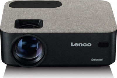 Проектор Lenco LPJ-700BKGY, LCD, HD 1080p, со Bluetooth, сив
