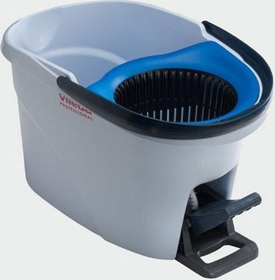 Set kovë dhe mop Vileda UltraSpin Mini, sistem me pedale, pa bisht, blu