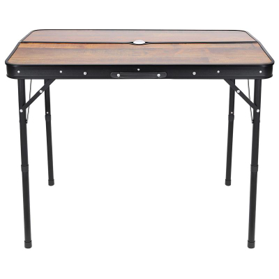 Set tavoline kampingu Enero Camp, palosëse 90x60x70 cm, 2 banka 87x23x39 cm, ngjyrë druri