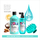 Set për flokë Agiva 8D Hyaluron (Shampon 500ml+Balsam 200ml+Krehër)
