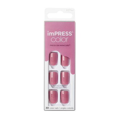 Set thonj vetëngjitës KISS imPRESS Color Petal Pink, 30 copë