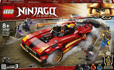 Lodër LEGO Ninjago Ninja Charger X-1, 599 pjesë