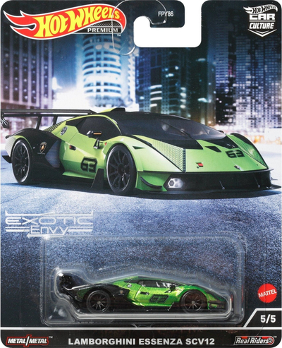 Lodër veturë Hot Wheels Culture Car FPY86, model koleksionues, metal, shumëngjyrëshe