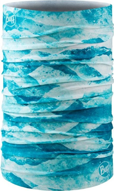 Shall tubular Buff Original EcoStretch, mikrofibër e ricikluar, UPF 50, blu