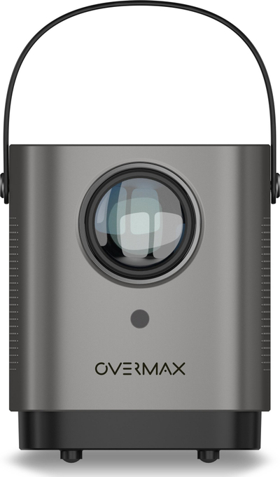 Projektor i vogël portabel Overmax Multipic 3.6, LED, HD, WiFi, gri