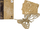 Puzzle druri 3D LEAN Butterfly, 22 pjesë, mbi 6 vjeç, ngjyrë natyrale