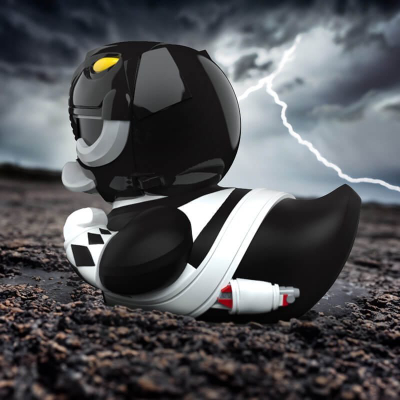 Figurë koleksioni Numskull Power Rangers Black Ranger TUBBZ First Edition, PVC, 9cm, shumëngjyrëshe