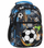 Çantë shpine për kopsht Football Backpack, kalama, motiv futbolli, blu