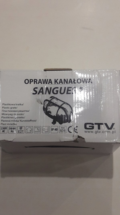 Trup ndriçimi tavanor GTV SANGUESA KAY, E27, 40W, IP44, bronz antik