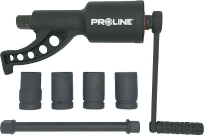 Çelës fuqizues Pro-Line 46862, 6800 Nm, raport 1:64, me kokëra 27 30 32 33 mm