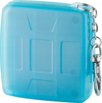 Kuti për karta memorie JJC MC 10B, mban shumë kartela, material i fortë, blu