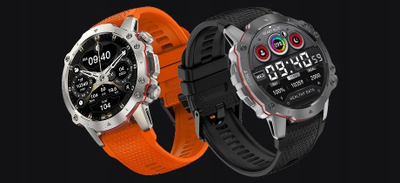 Smartwatch Kiano Watch Sport, mat rrahjet e zemrës, i papërshkueshëm nga uji, i zi