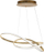 Lampë varëse Activejet MEGAN, LED 35W 4000lm, ngjyrë ari