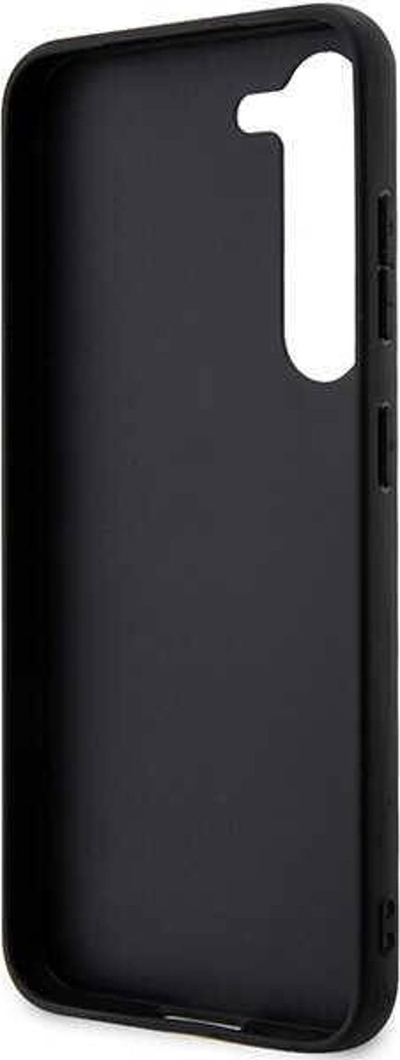Mbrojtëse telefoni Karl Lagerfeld Karl and Choupette, për Samsung Galaxy S23 Plus, PU Saffiano, e zezë