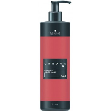 Maskë për flokë të ngjyrosur Schwarzkopf ChromaID, 6-88, 500 ml