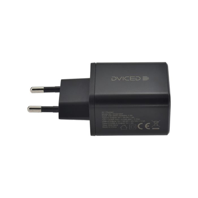 Dviced Wall Charger 35W GaN 1 USB-A, 1 USB-C EU, Black