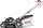 Makinë prerëse për bari NAC LS46‑500E‑HSS‑JR, 140 cm, 46 cm gjerësi prerjeje, e zezë