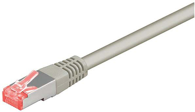 Kabllo rrjeti S/FTP Cat.6, 0.5 m, gri, me mbulesë LSOH