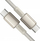 Kabllo karikimi Baseus Tungsten Gold, Type C në Type C, 100W, 1m, e bardhë
