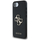 Маска за телефон Guess Grained Big 4G Logo, за iPhone 16e, црна