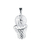 Pendant për varëse Evolution Group Basketball ball and net 64024, i argjendtë