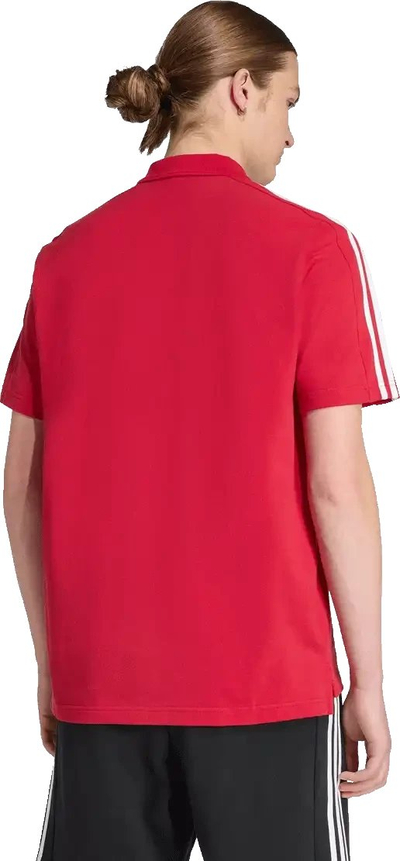 Bluzë polo Adidas LFC DNA 25/26, pambuk, për burra, e kuqe