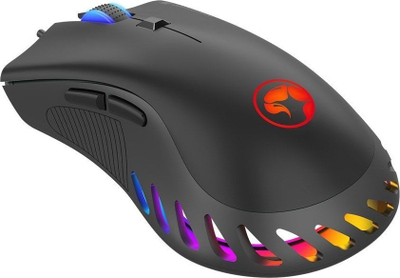 Maus lojërash Marvo Pro G985, me kabllo, 10000 DPI, RGB, i zi