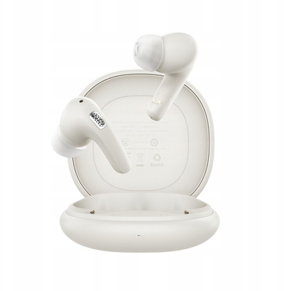 Kufje wireless Acefast W3 In Ear, ANC, TWS, të bardha