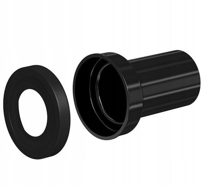 Prizë shkarkimi për WC Cersanit Aqua K99-0260, diametër 90 mm, plastike, e zezë