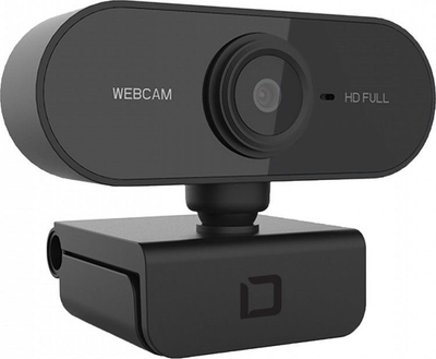 Webkamera DICOTA Webcam PRO Full HD D31804, 1080p, USB 2.0, e zezë