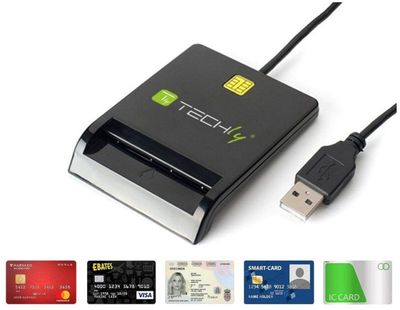 Lexues karte Techly I-CARD CAM-USB2TY2, USB 2.0, smart card, i zi