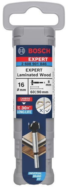 Фреза за дупки за шарки Bosch 2608901846, 16 mm, за дрво