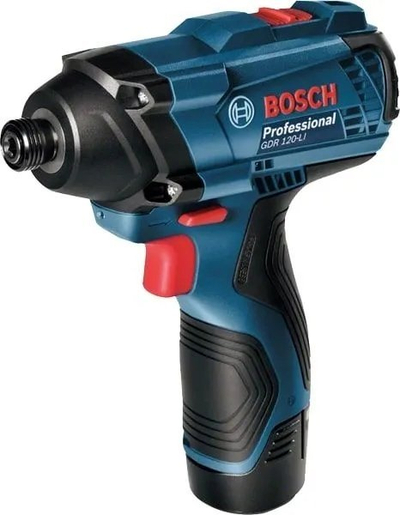 Çelës goditës me bateri Bosch GDR 120 LI, 12V, LED, blu
