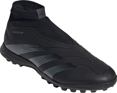 Këpucë futbolli Adidas Predator League LL TF, pa lidhëse, për bar sintetik, të zeza