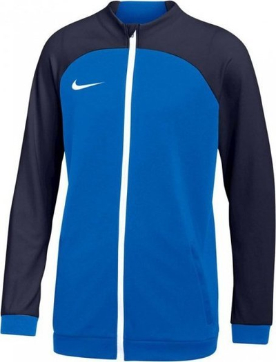 Bluzë sportive për kalamaj Nike Dri-FIT Academy Pro Jr DH9283 463, 100% poliester, me zinxhir, blu e errët