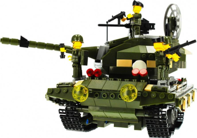 Set blloqesh Alle Blox Military Tank, 563 copa, 6+, jeshile