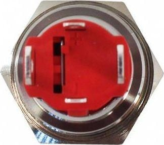 Çelës metalik MTuning Switch 304SS 19mm, 10A, LED portokalli