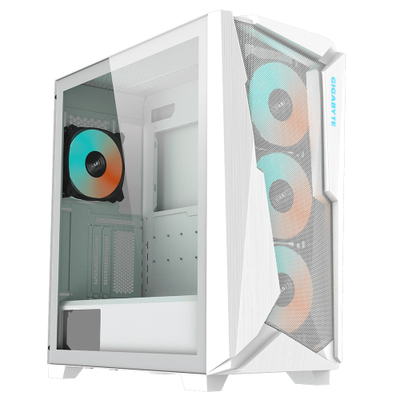 Kasë PC GIGABYTE C301 GLASS, e bardhë