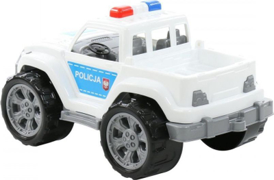 Makina lodër policie Wader Legion Patrol Car No. 1, plastikë e fortë, për kalamaj 12+ muajsh, e bardhë