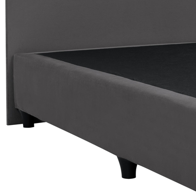 Shtrat MALENA, kadife, 120×200 cm (HM647.10), gri