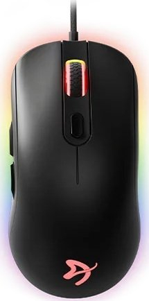 Maus gaming Arozzi Favo 2, shumë i lehtë, me drita RGB, i zi